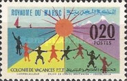 Postal Employees' Holiday Settlements — 0.20(Dh), multicoloured