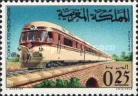 Moroccan Transport — 0.25(Dh), multicoloured, Class XDd Diesel Train