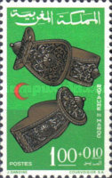 Moroccan Red Cross — 1.00/0.10(Dh), multicoloured