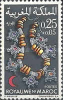 Red Crescent - Moroccan Jewelry — 0.25+0.05 (Dh), multicoloured
