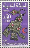 Red Crescent - Moroccan Jewelry — 0.50+0.10 (Dh), multicoloured