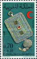 Red Crescent - Moroccan Jewellery — 0.75+0.10 (Dh), multicoloured