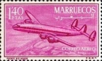 Airmail - Airplanes — 1.40Pta, lilac rose