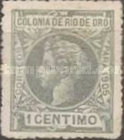King Alfonso XIII of Spain — 1C, bluish green
