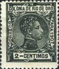 King Alfonso XIII of Spain — 2C, blackish olive