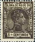 King Alfonso XIII of Spain — 3C, blackish olive