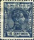 King Alfonso XIII of Spain — 15C, blue