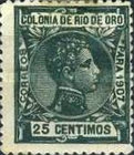 King Alfonso XIII of Spain — 25C, dark green