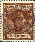 Nos. 26 & 27 Handstamped "HABILITADO - PARA - 15 CENTS" — 15/75C, brown