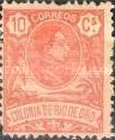 King Alfonso XIII - Control Number on Back Side — 10C, red