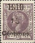 Nos. 13-16 Handstamp Surcharged — 15/3C/Pta, violet