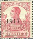 Issue of 1912 Overprinted "1917" — 1C, rose