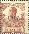 Issue of 1912 Overprinted "1917" — 50C, purple red