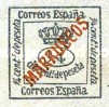 Newspaper Stamp - Spanish Postage Stamp Overprinted "MARRUECOS" — 1/4C, green