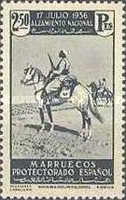 The 1st Anniversary of the Civil War — 2.50Pta, black