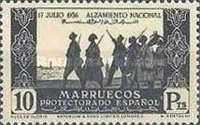 The 1st Anniversary of the Civil War — 10Pta, black
