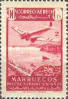 Airmail - Aircraft over Landscapes — 90C, carmine rose