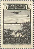 Airmail - Aircraft over Landscapes — 5Pta, black