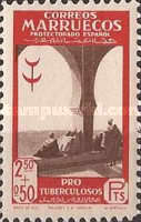 Combating Tuberculosis — 2.50+50 (Pta)/C, red/brown