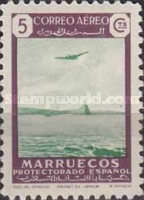 Airmail - Views — 5C, dark violet/yellowish green