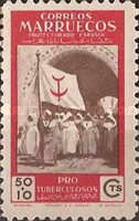 Airmail - Combating Tuberculosis — 50+10 C, red/brown