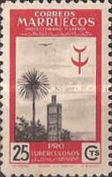 Airmail - Combating Tuberculosis — 25C, carmine/black