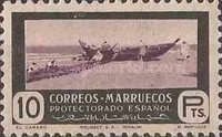 Hunting and Fishing — 10Pta, green/brownish violet