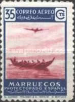 Airmail - National Picture — 35C, blue/purple red