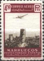 Airmail - National Picture — 4.50Pta, brownish red/brown