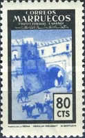 City Gates — 80C, ultramarine/black