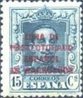 Spanish Postage Stamps Overprinted "ZONA DE - PROTECTORADO - ESPANOL - EN MARRUECOS" — 15C, slate green