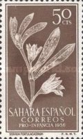 Child Welfare - Flora — 50C, brown, Sesuvium portulacastrum