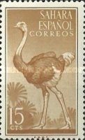 Indigenous Fauna — 15C, yellowish brown, Struthio camelus