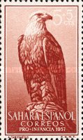 Child Welfare - Eagles — 5+5 C, reddish brown, Aquila chrysaetos