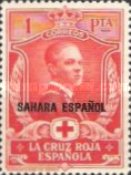 Not Issued Stamps Overprinted "SAHARA" — 1Pta, orange red