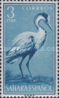 Birds — 3Pta, blue, Ardea cinerea