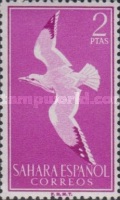 Birds — 2Pta, purple rose, Larus argentatus