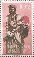 Stamp Day — 10+5 C, rose/brown