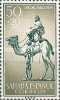 Stamp Day — 50+20 C, greenish slate/olive
