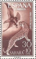 Stamp Day - Predators — 30+10 C, brown, Aquila chrysaetus