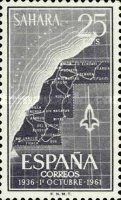 The 25th Anniversary of the Nomination of General Franco as Chief of State — 25C, multicoloured