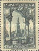 Seville - Barcelona Issue of Spain Overprinted "SAHARA" Horizontally or Vertically — 1Pta, bluish grey