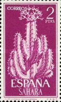 Flowers - Coated paper — 2Pta, lilac, Euphorbia resinifera