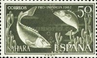 Child Welfare - Fish — 50C, blackish olive, Epinephelus goreensis