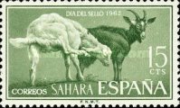 Stamp Day - Farm Animals — 15C, green