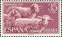 Stamp Day - Farm Animals — 35C, reddish purple