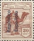Issue of 1924 Overprinted "Republica - Espanola" - Bottom up — 30C, reddish brown