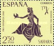 Child Welfare - Signs of Zodiac — 2.50Pta, yellow/brownish violet