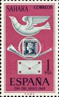 Stamp Day — 1Pta, multicoloured