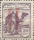 Issue of 1924 Overprinted "Republica - Espanola" - From Top to Bottom — 20C, violet